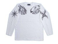 風神雷神 和柄 長袖Ｔシャツ 刺青デザインの紅雀（名入れ刺繍可）通販