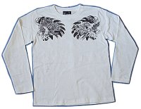 バロン 和柄 長袖Ｔシャツ 刺青デザインの紅雀（名入れ刺繍可）通販