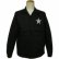 画像1: 黒 ジャケット（ スイングトップ ブルゾンジャンパー） 星 刺繍 カー倶楽部 通販 (1)