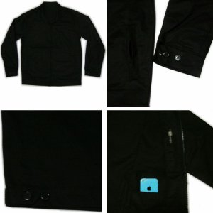 画像3: 黒 ジャケット（ スイングトップ ブルゾンジャンパー） 星 刺繍 カー倶楽部 通販
