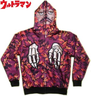 画像1: ウルトラマン キャラクターグッズ ピグモン ジップパーカー　受注生産納期1か月