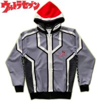 ウルトラセブン ウルトラ警備隊 ジップフード 戦闘服 特撮 デザイン 日本製 受注生産 円谷プロ認証 メンズ 大きサイズ S M L LL 3L 4L キャラクターグッズ