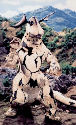 画像3: ウルトラセブン 怪獣 エレキング アロハシャツ エレキング柄 エレキング模様 生地 服 ウエアー