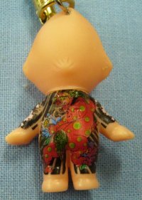 【唐獅子】刺青キューピー携帯ストラップ大江戸桜入れ墨 通販