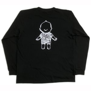 画像2: 刺青 キューピー 長袖 Tシャツ タトゥー QP 和彫り プリント