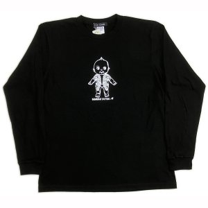 画像1: 刺青 キューピー 長袖 Tシャツ タトゥー QP 和彫り プリント