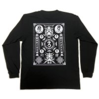 大日護符 お札 長袖 梵字Ｔシャツ 刺青 デザイン （ 通販 梵字 タトゥー 梵字プリント ) 和柄服