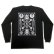 画像1: 大日護符 お札 長袖 梵字Ｔシャツ 刺青 デザイン （ 通販 梵字 タトゥー 梵字プリント ) 和柄服 (1)
