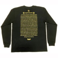 般若心経 梵字 長袖Ｔシャツ 梵字タトゥー 刺青 デザイン（ 梵字プリント 梵字デザイン 梵字服 梵字ブランド 梵字ウエアー 梵字タトゥ ) 和柄服 通販