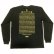 画像1: 般若心経 梵字 長袖Ｔシャツ 梵字タトゥー 刺青 デザイン（ 梵字プリント 梵字デザイン 梵字服 梵字ブランド 梵字ウエアー 梵字タトゥ ) 和柄服 通販 (1)