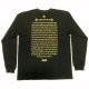 般若心経 梵字 長袖Ｔシャツ 梵字タトゥー 刺青 デザイン（ 梵字プリント 梵字デザイン 梵字服 梵字ブランド 梵字ウエアー 梵字タトゥ ) 和柄服 通販