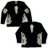 画像2: 不動三尊 梵字 長袖Ｔシャツ 刺青 デザイン Tシャツの袖にデザイン 通販 梵字タトゥー （名入れ刺繍可） 和柄服 (2)