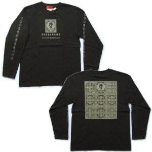 画像2: 金剛曼荼羅 梵字 長袖Ｔシャツ 刺青 デザイン 梵字タトゥー Tシャツの袖にデザイン （名入れ刺繍可）通販 和柄服