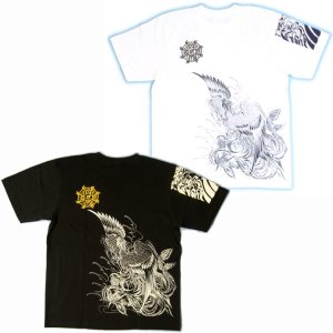 画像5: 鳳凰の刺青デザインＴシャツ通販