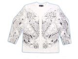 画像: 鯉 和柄 長袖Ｔシャツ 刺青デザインの紅雀（名入れ刺繍可）通販ツ
