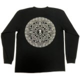 画像: 天星宮曼荼羅 梵字 長袖Ｔシャツ 梵字タトゥー 刺青デザイン （ 梵字プリント 梵字ブランド ） 通販 和柄服
