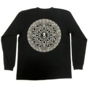 画像: 天星宮曼荼羅 梵字 長袖Ｔシャツ 梵字タトゥー 刺青デザイン （ 梵字プリント 梵字ブランド ） 通販 和柄服