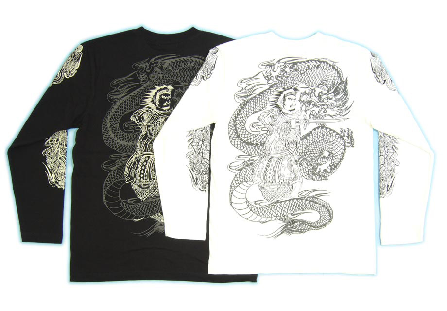 画像3: 龍須佐之男 和柄 長袖Ｔシャツ 刺青デザインの紅雀（名入れ刺繍可）通販 和柄服