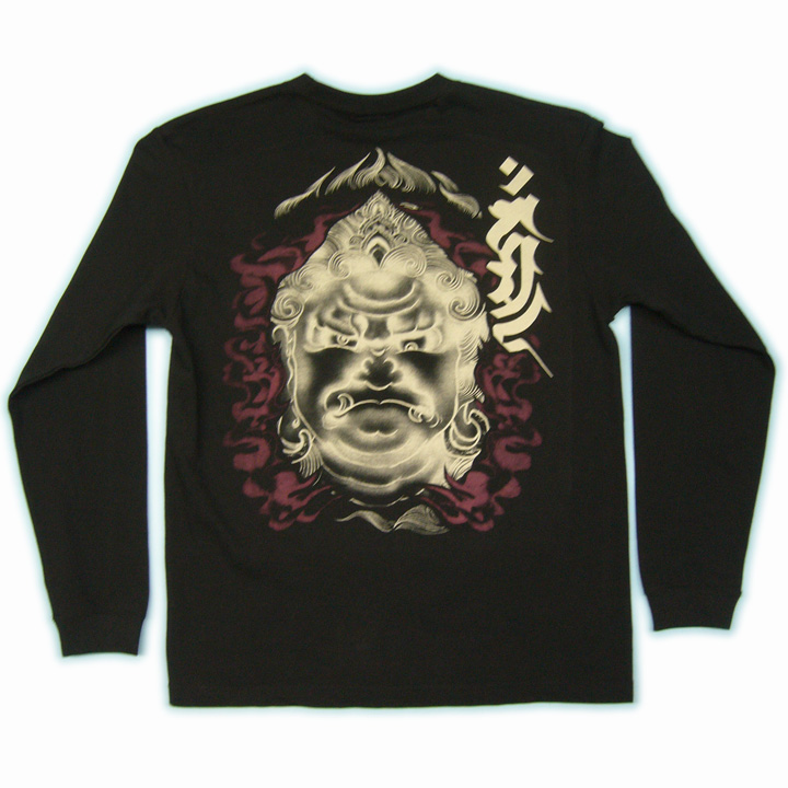 画像3: 不動明王 和柄 長袖Ｔシャツ 刺青デザインの紅雀（名入れ刺繍可）通販 和柄服