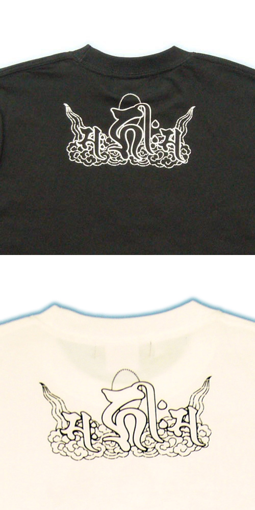 画像: 阿弥陀来迎 梵字 長袖Ｔシャツ 刺青 デザイン Tシャツの袖にデザイン （名入れ刺繍可）通販 梵字タトゥー