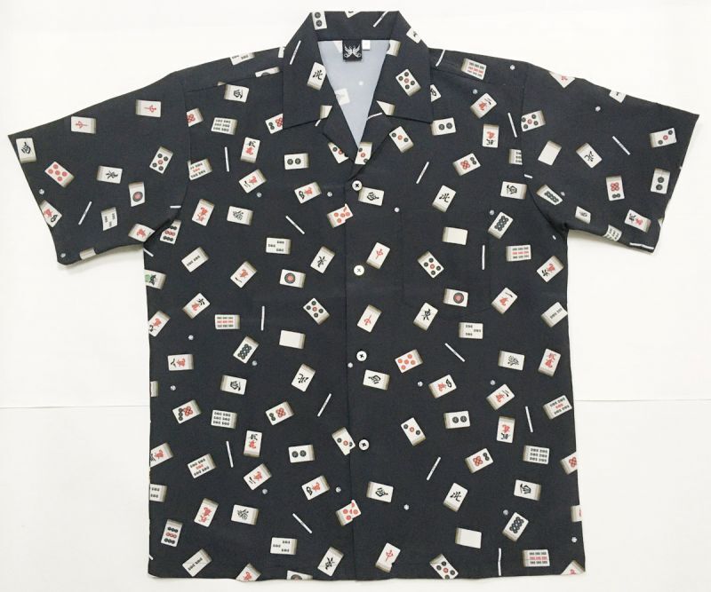 画像2: 麻雀牌 国士無双 アロハシャツ 和柄アロハ 大きいサイズ ギャンブルシャツ 3L 4L 5L 受注生産