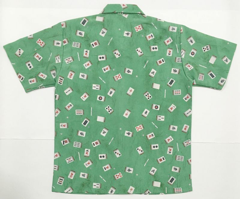 画像5: 麻雀牌 国士無双 アロハシャツ 和柄アロハ 大きいサイズ ギャンブルシャツ 3L 4L 5L 受注生産