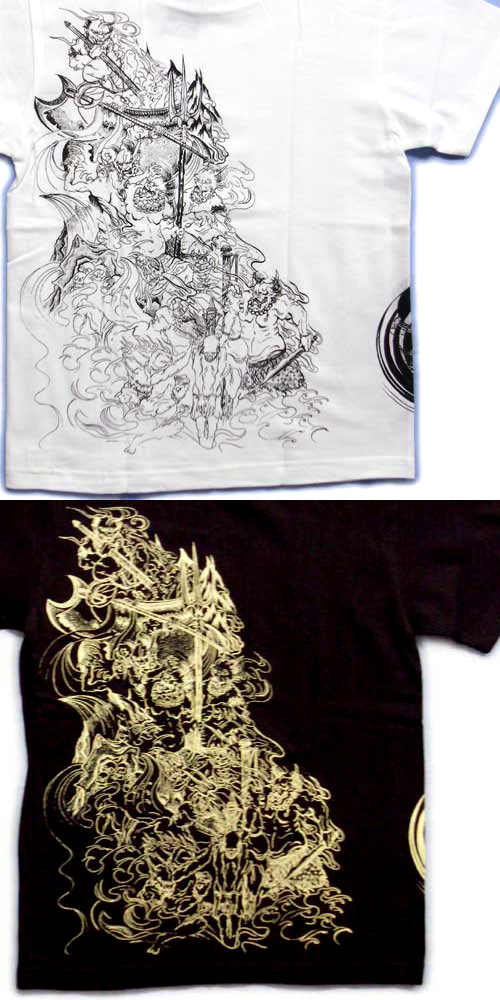画像: 地獄絵図の和柄Ｔシャツ通販