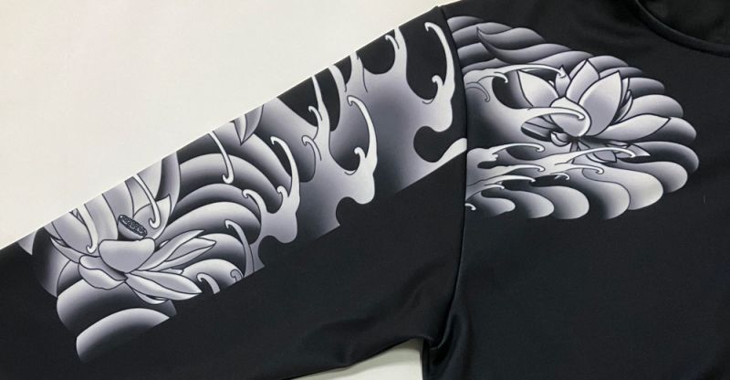 画像3: 普賢菩薩 和柄 パーカー ジャージ 日本製 受注生産 刺青 菩薩 デザイン 紅雀 通販 和柄服 受注生産